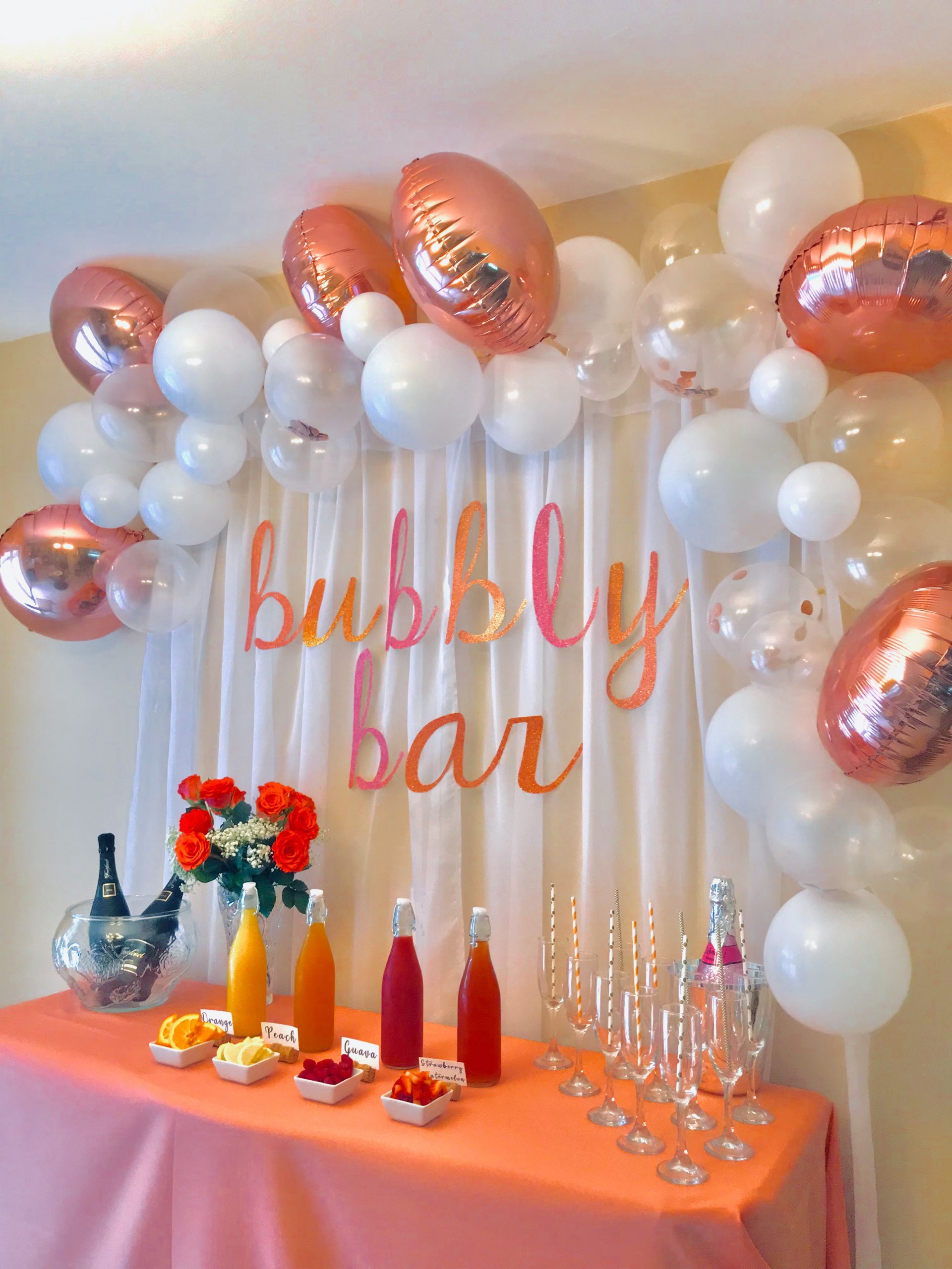 Bridal Shower Bubbly Bar