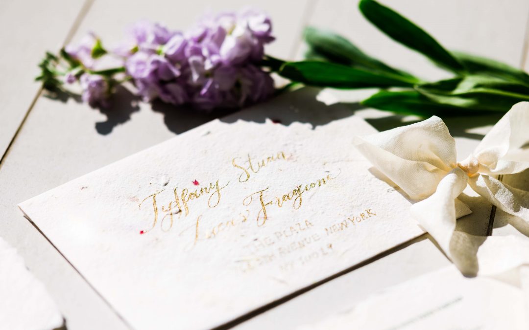 Why Hire A Calligrapher For Your Wedding