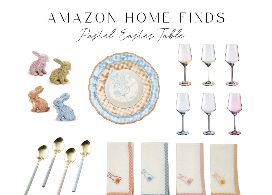 Pastel Easter Amazon Home Finds